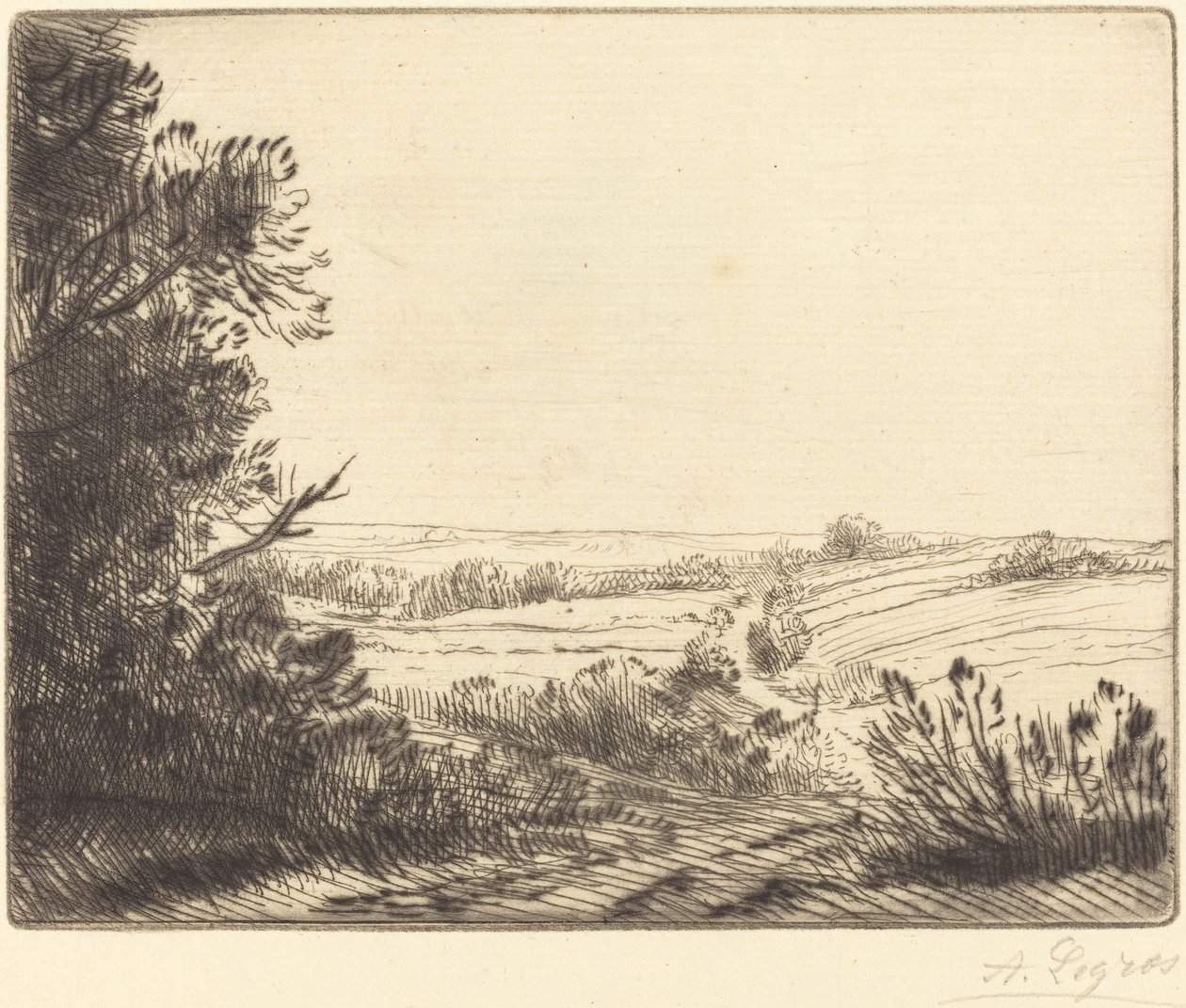 Landskap: Vägen till Horville Paysage: Chemin d