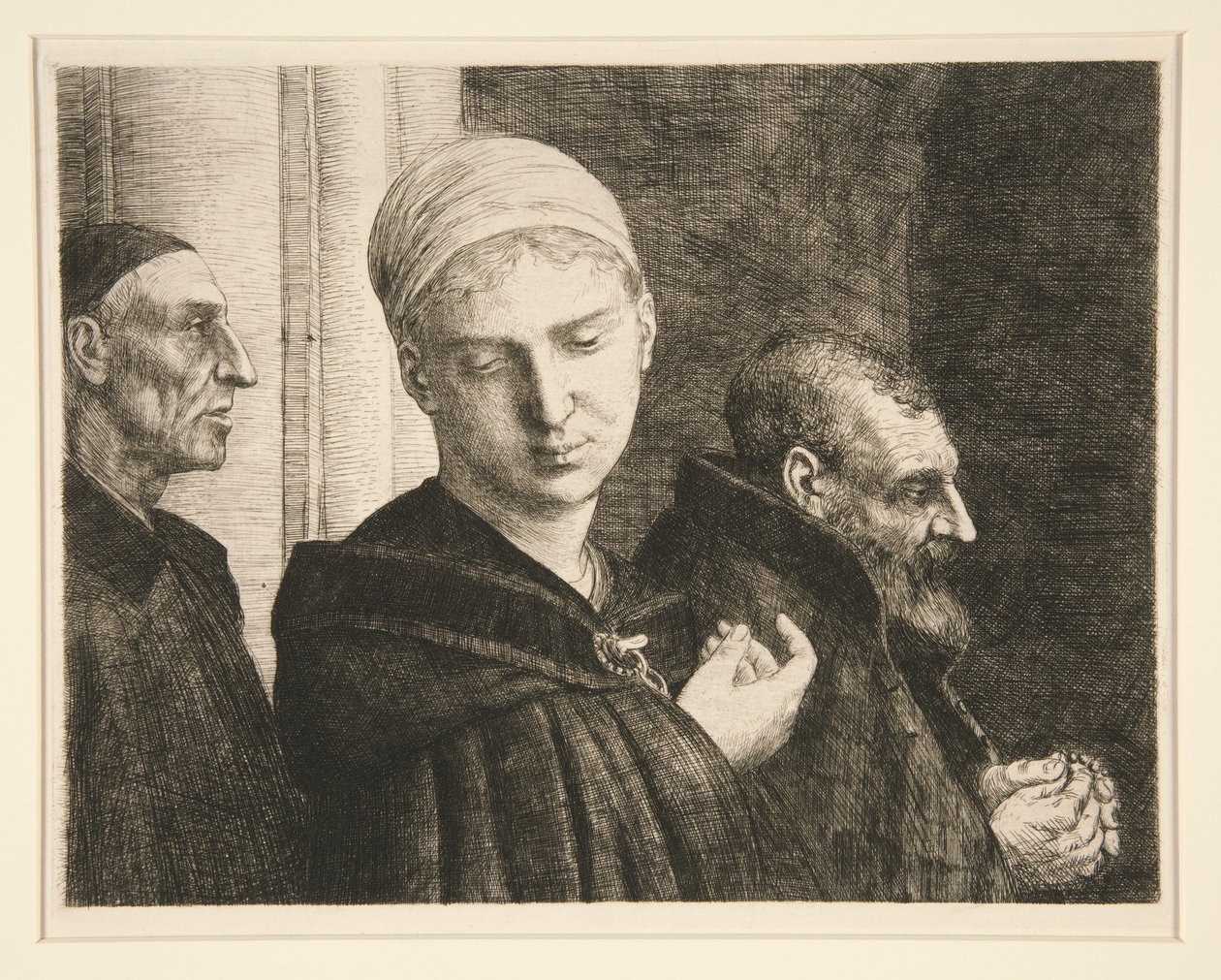 Le Bapteme (Dopet) av Alphonse Legros