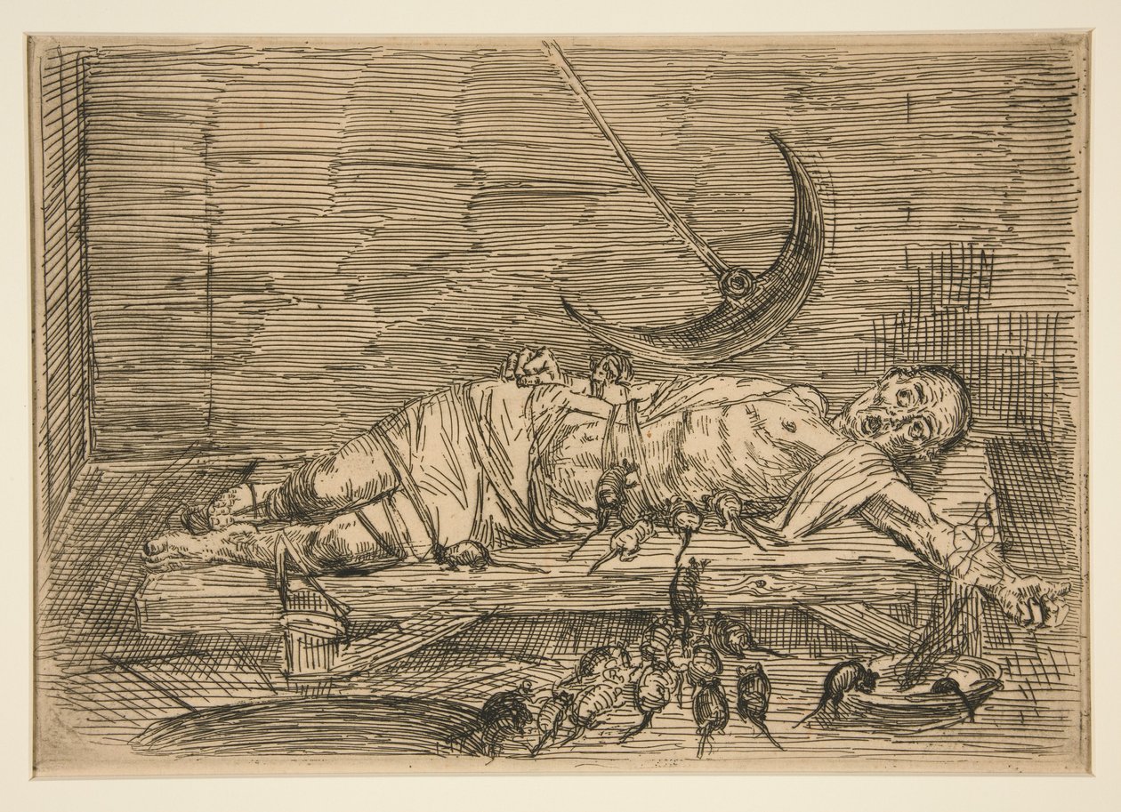 Gropen och pendeln, nr 1 av Alphonse Legros