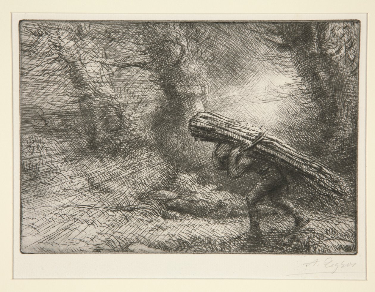 Återkomsten till stugan av Alphonse Legros
