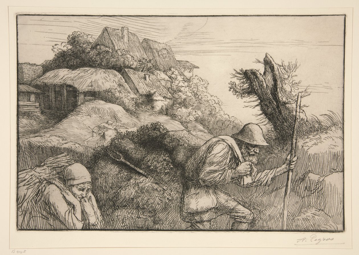 Återkomsten från skogen av Alphonse Legros