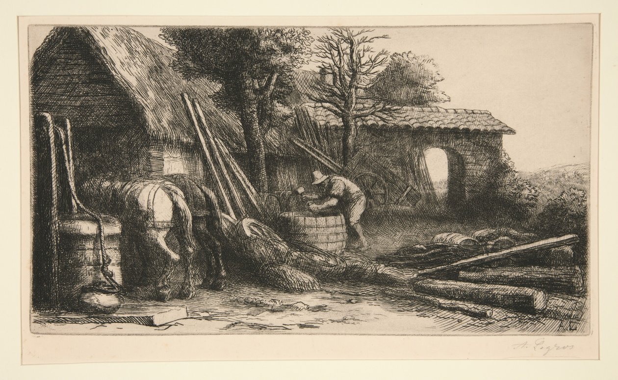 Tunnbindaren (The Cooper) av Alphonse Legros