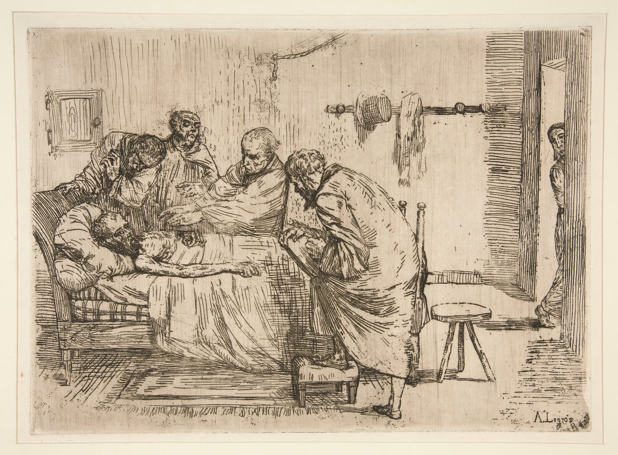 Le verite sur le cas de M. Valdemar (Fakta i fallet M. Valdemar) av Alphonse Legros