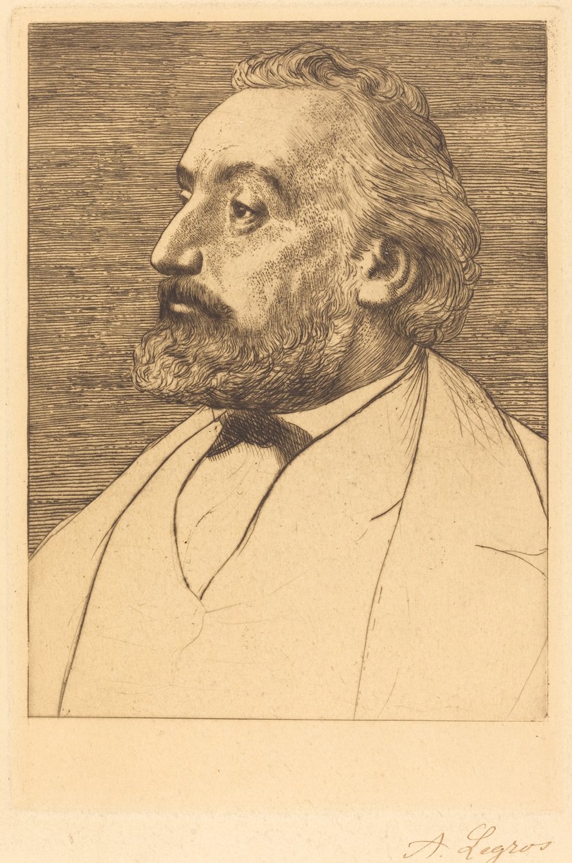 Leon Gambetta, 2:a tallrik. av Alphonse Legros