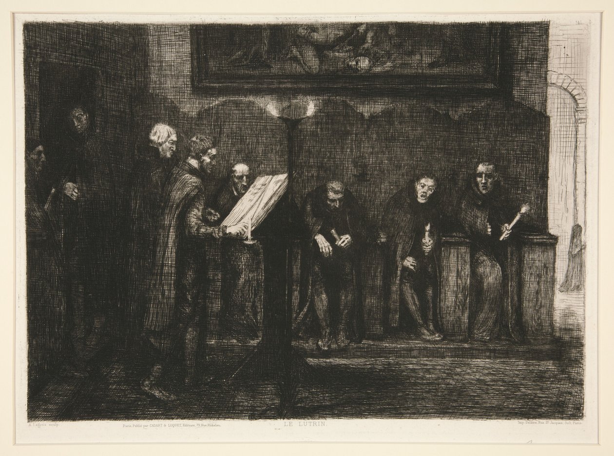 De spanska sångarna - Läspulpeten av Alphonse Legros