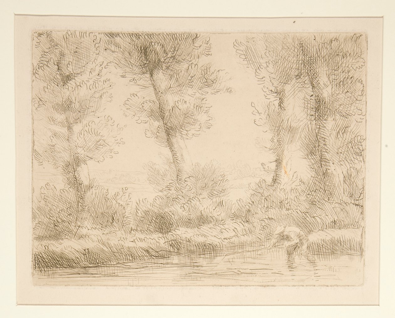 Les bords de la Liane (Lianens stränder) av Alphonse Legros