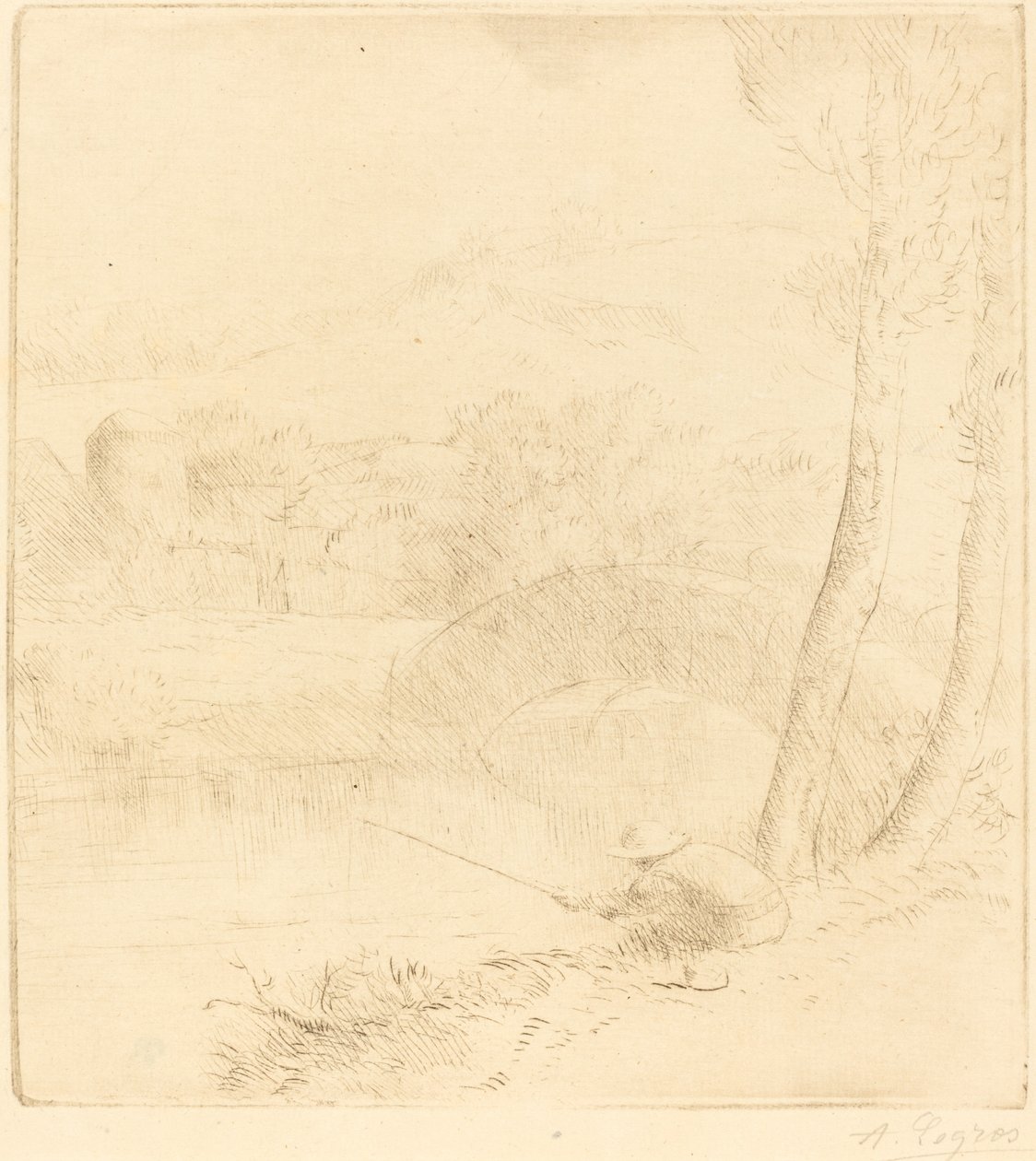Lilla fiskaren av Alphonse Legros