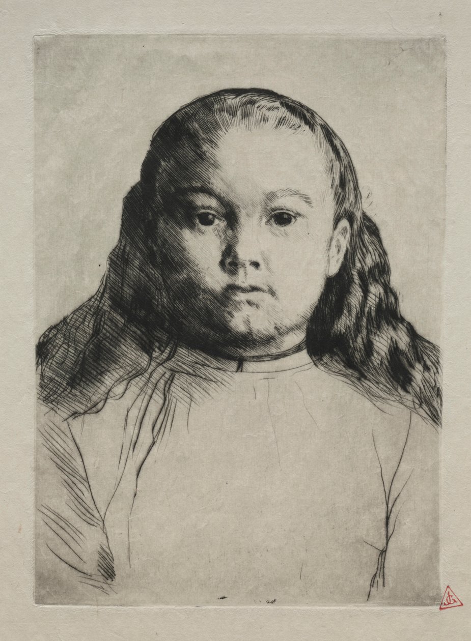 Lilla Marie. av Alphonse Legros