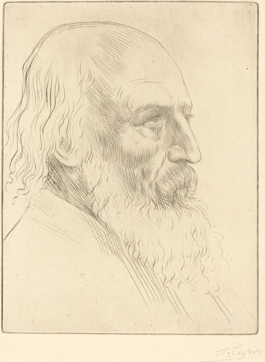 Lord A. Tennyson, 3:e plattan. av Alphonse Legros