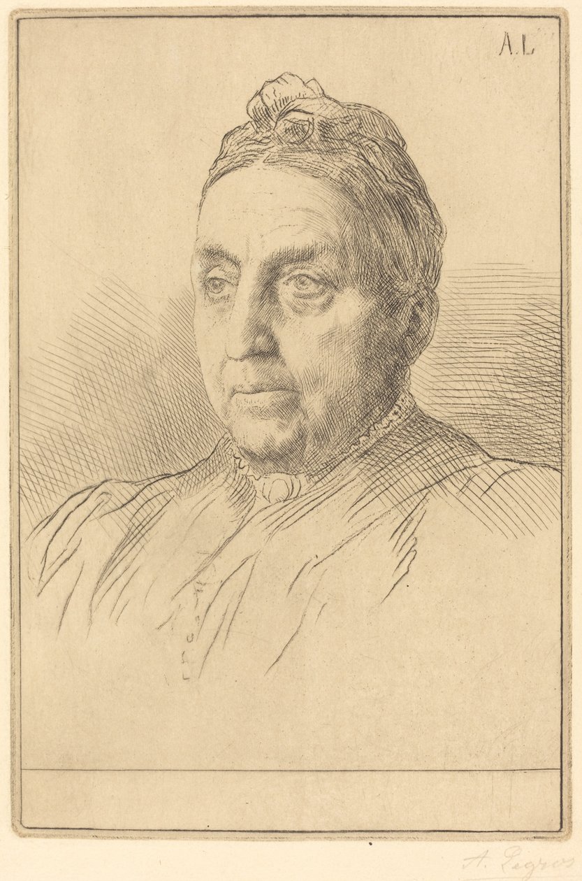 Mme. Kemp, 4:e plattan. av Alphonse Legros