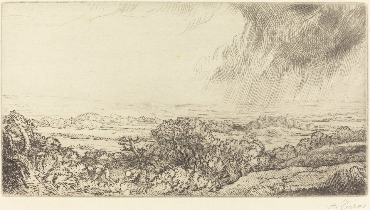 Svampsamlare av Alphonse Legros
