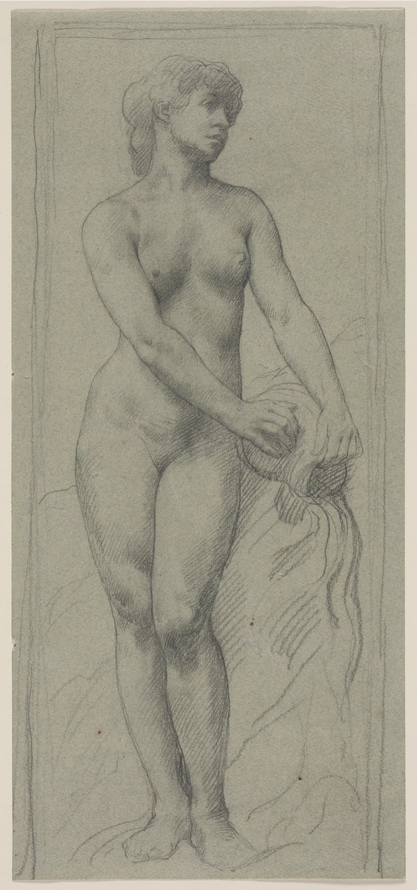 Naken kvinna av Alphonse Legros