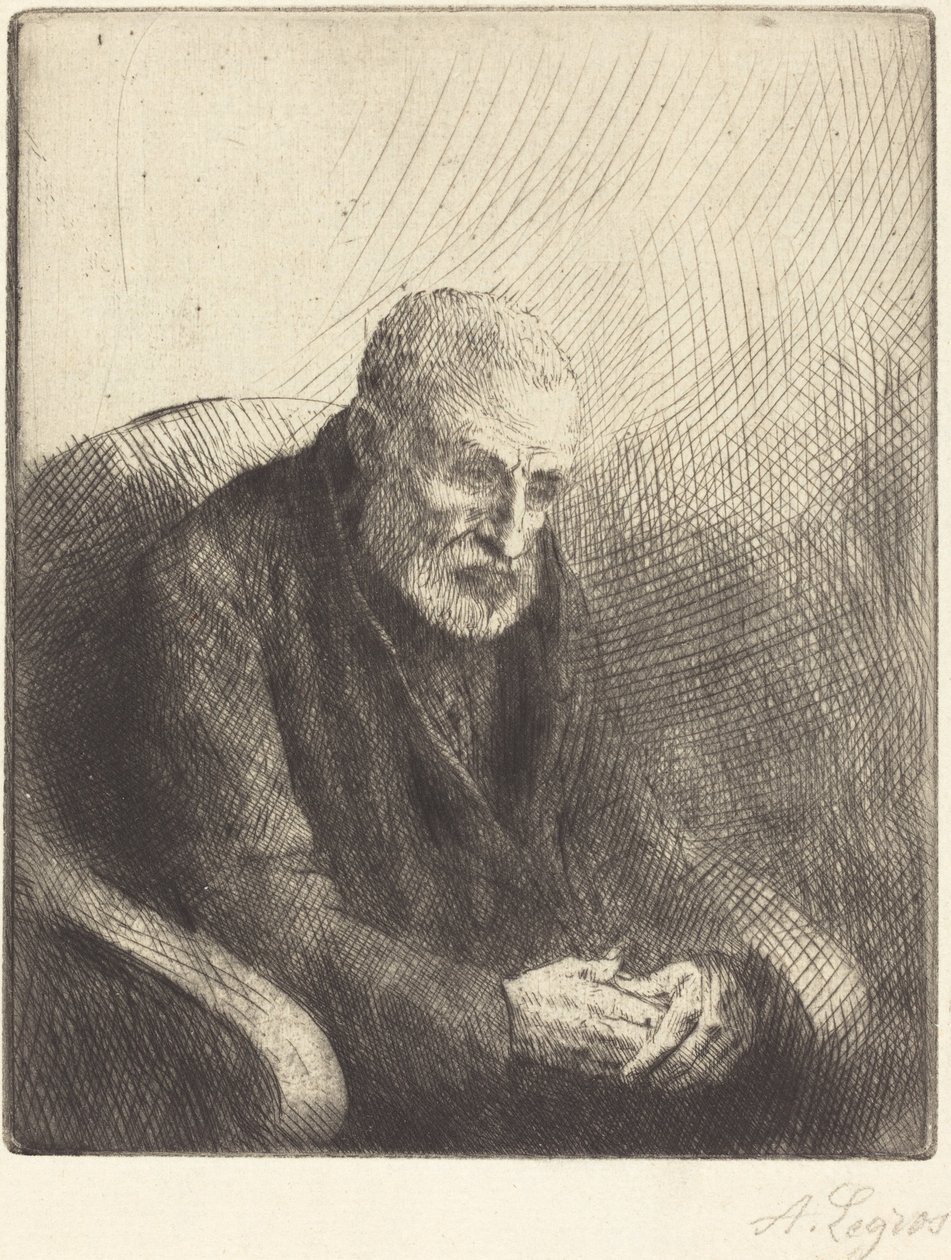 Paralytic Den förlamade. av Alphonse Legros