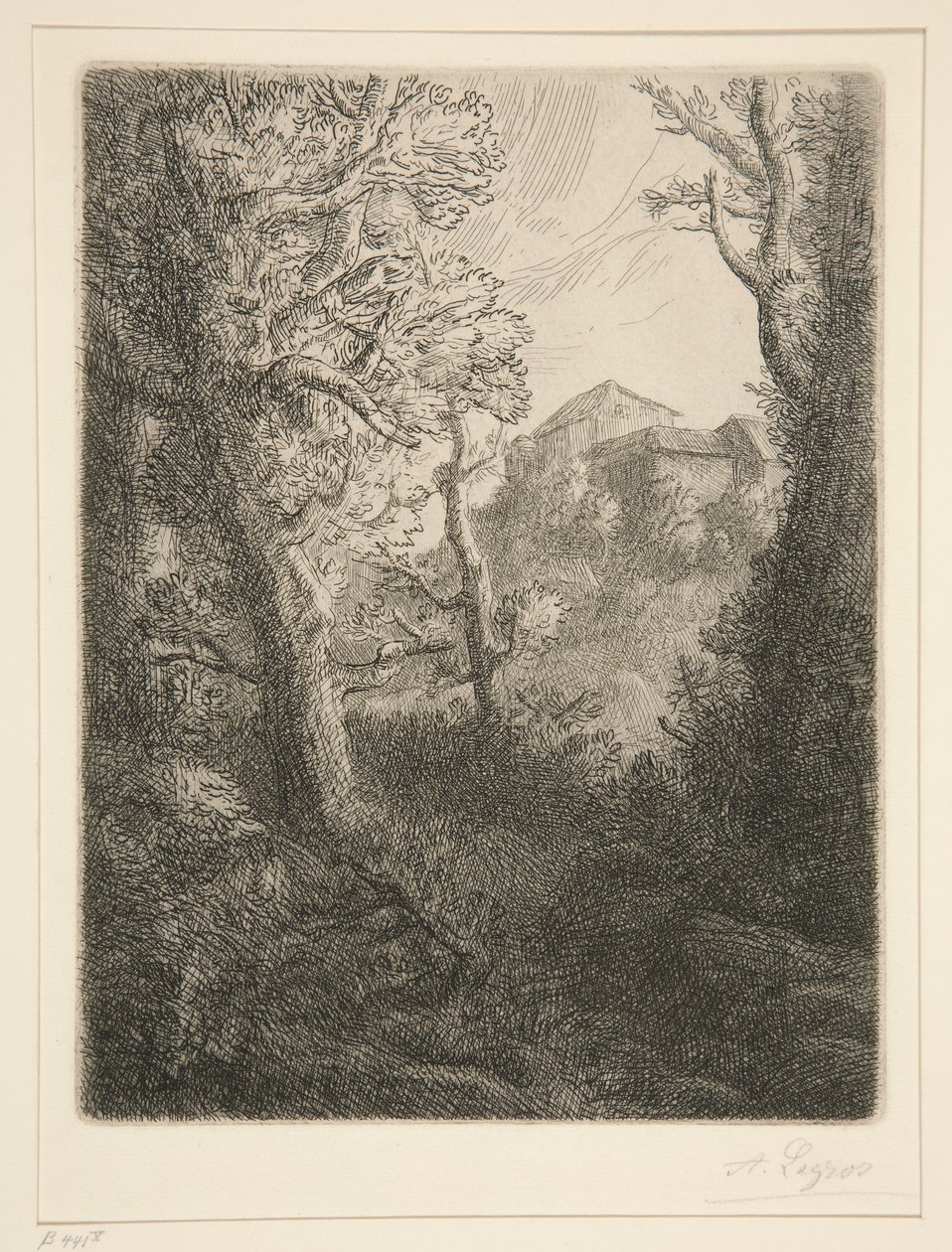 Landskap av Alphonse Legros