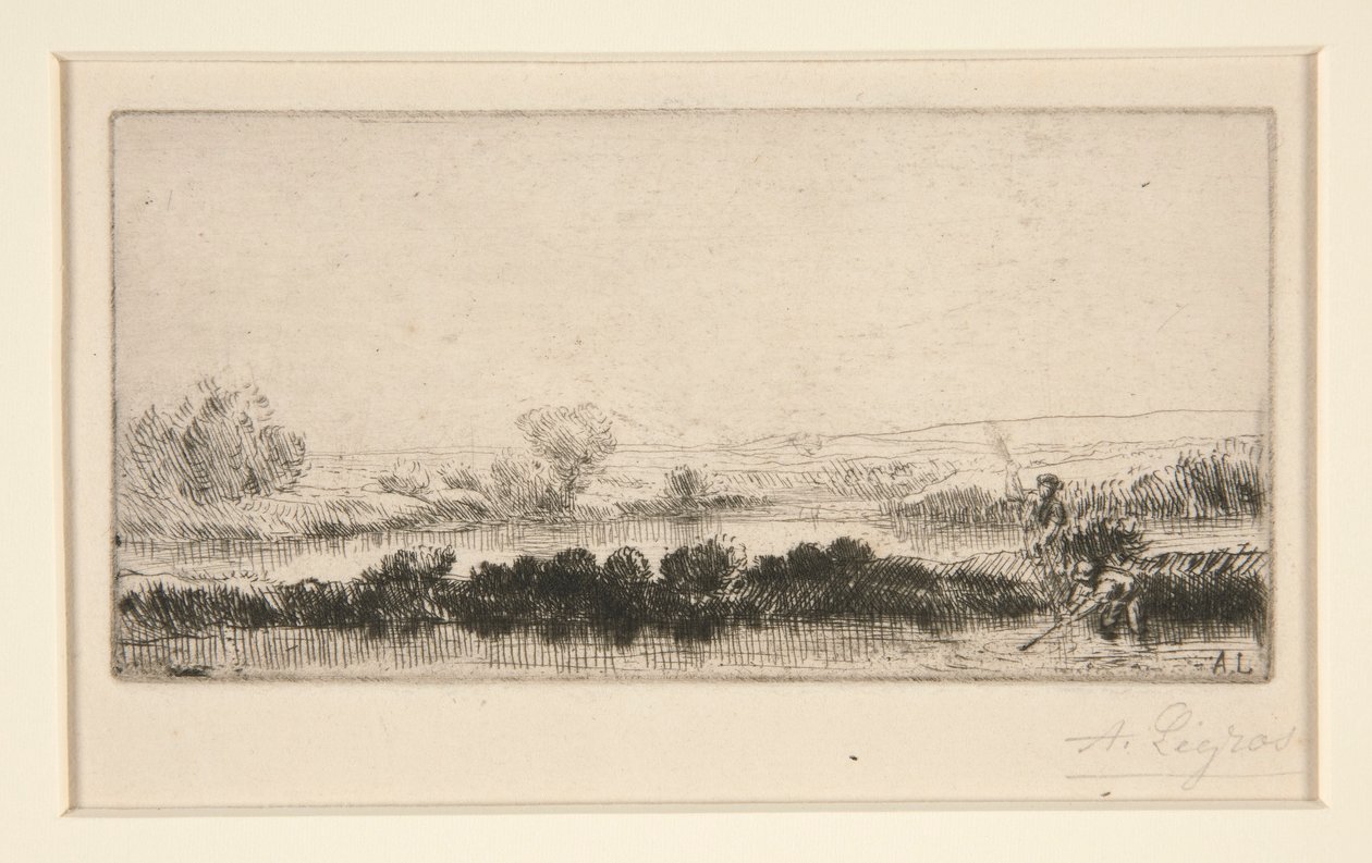 Landsbygden i Tourbieres: I myrarna av Alphonse Legros