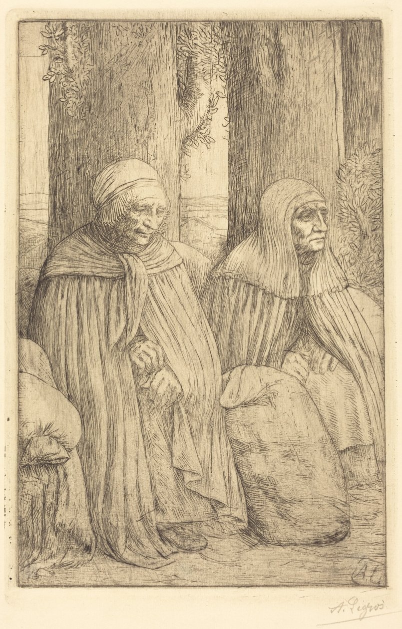 Bönder (Paysannes) av Alphonse Legros