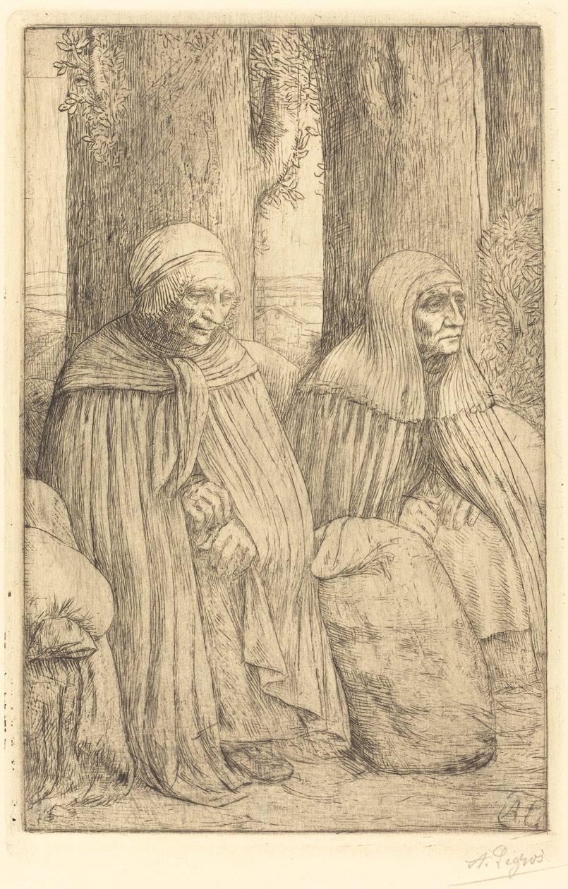 Bönder Bönder. av Alphonse Legros