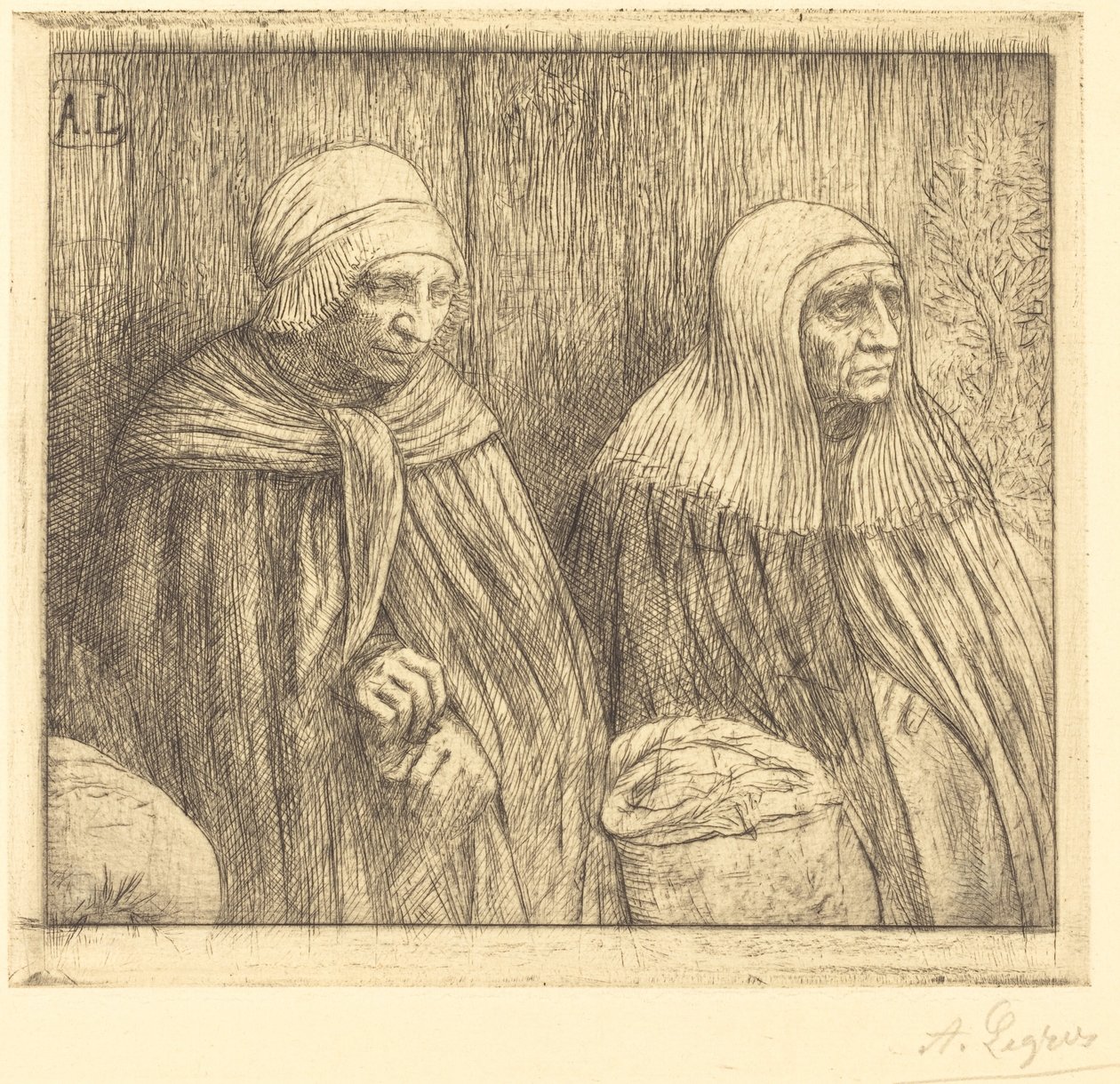 Bönder Bönder. av Alphonse Legros