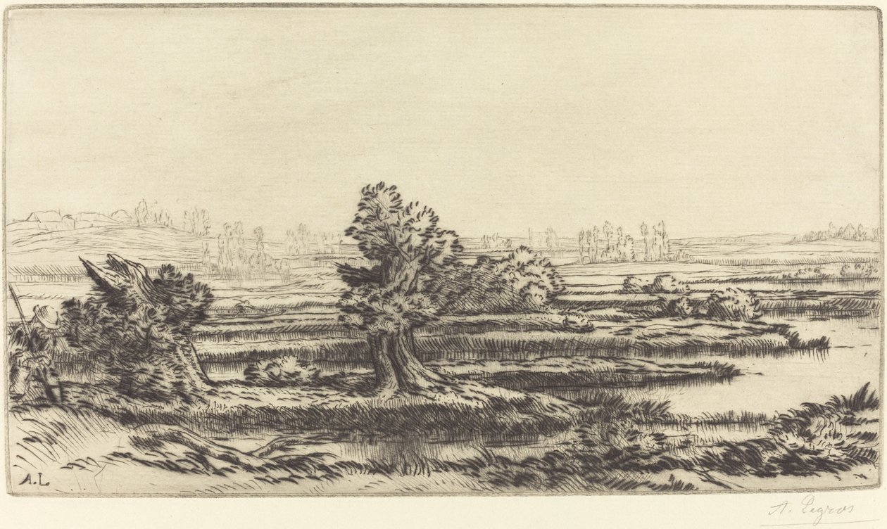 Torvmossar (Les Tourbieres) av Alphonse Legros
