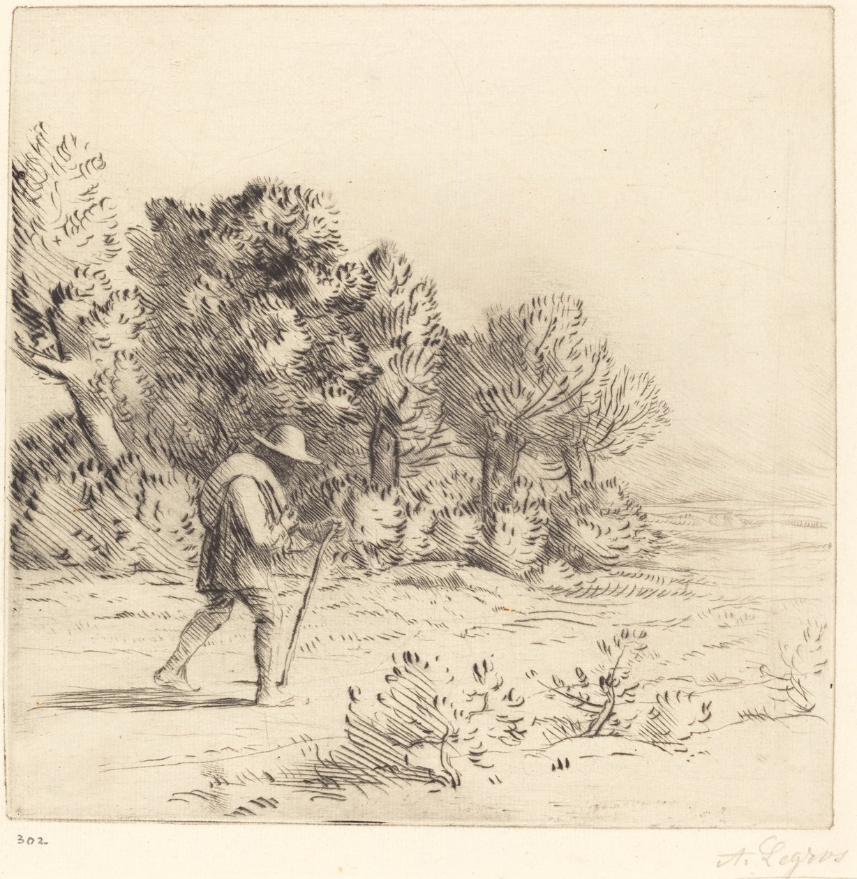 Handlare Handlaren. av Alphonse Legros