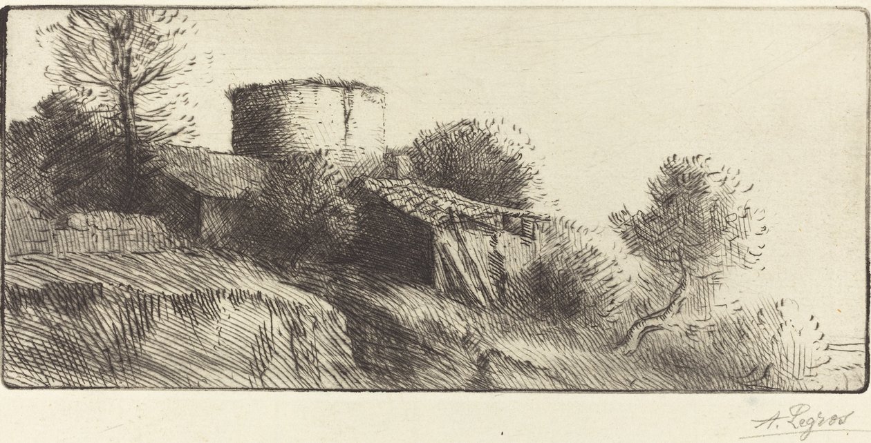 Pigeon Tower Duvatornet. av Alphonse Legros