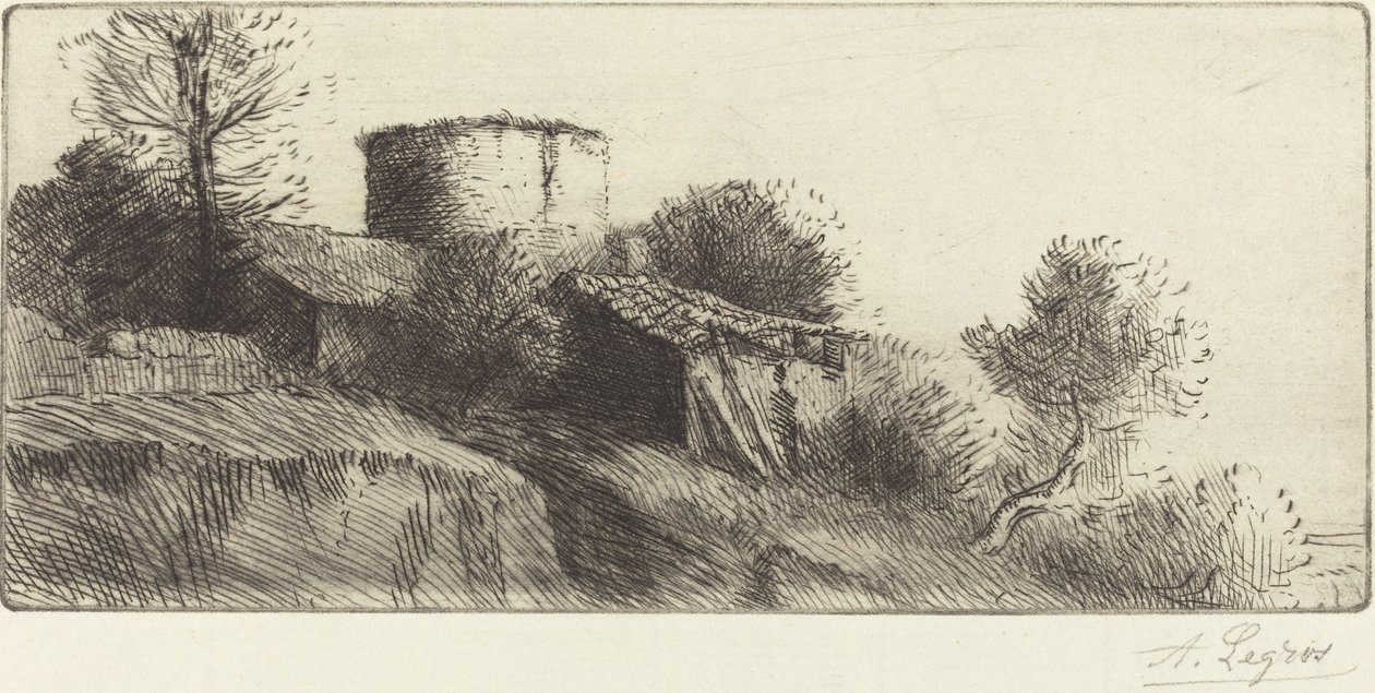 Pigeon Tower Duvatornet. av Alphonse Legros