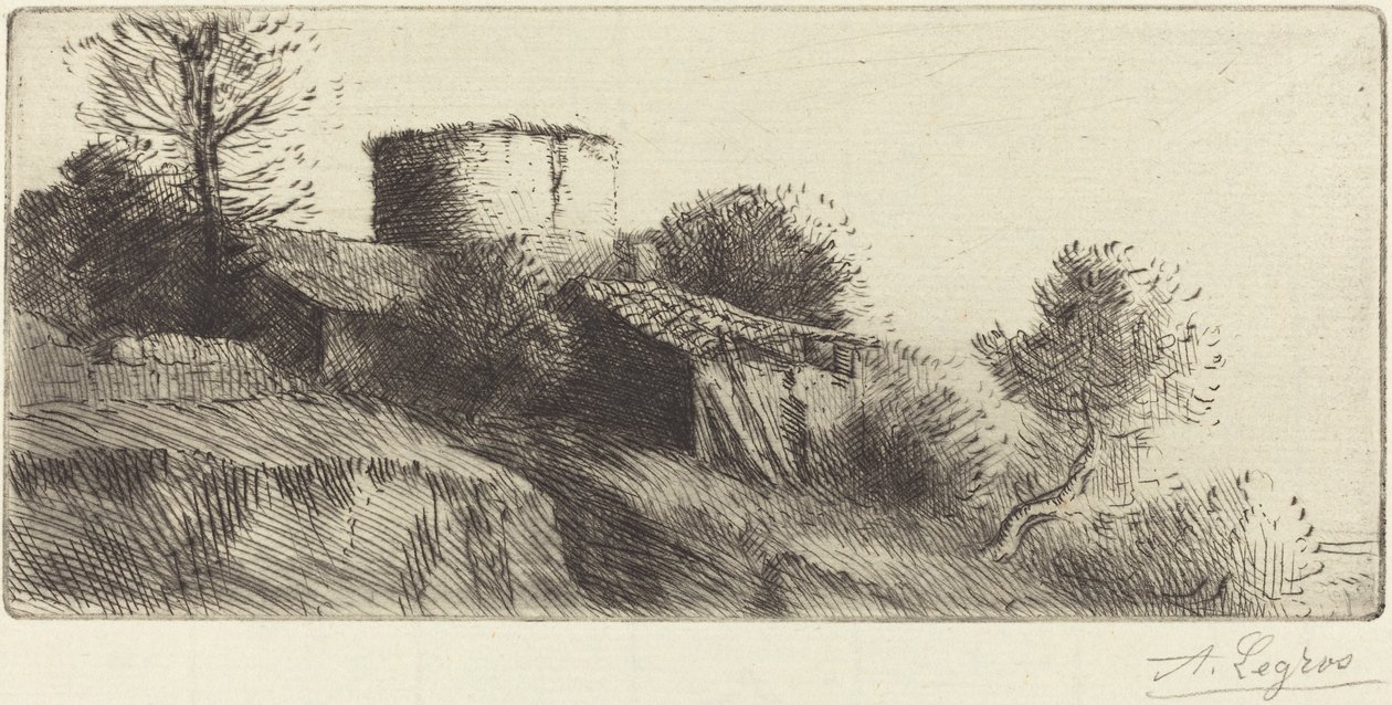 Pigeon Tower Duvatornet. av Alphonse Legros