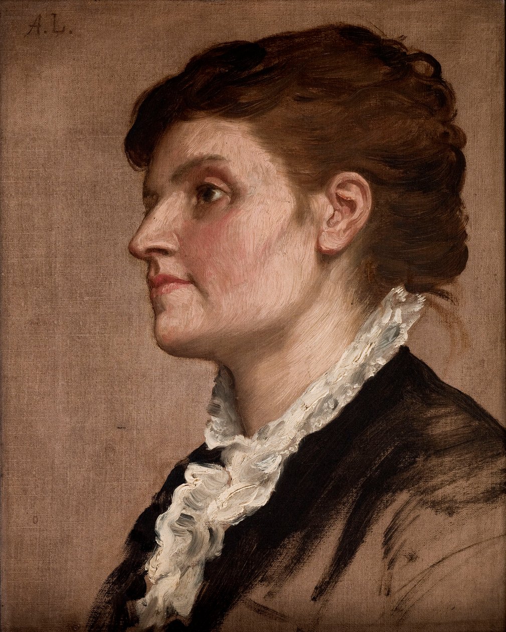 Porträtt av en kvinna av Alphonse Legros
