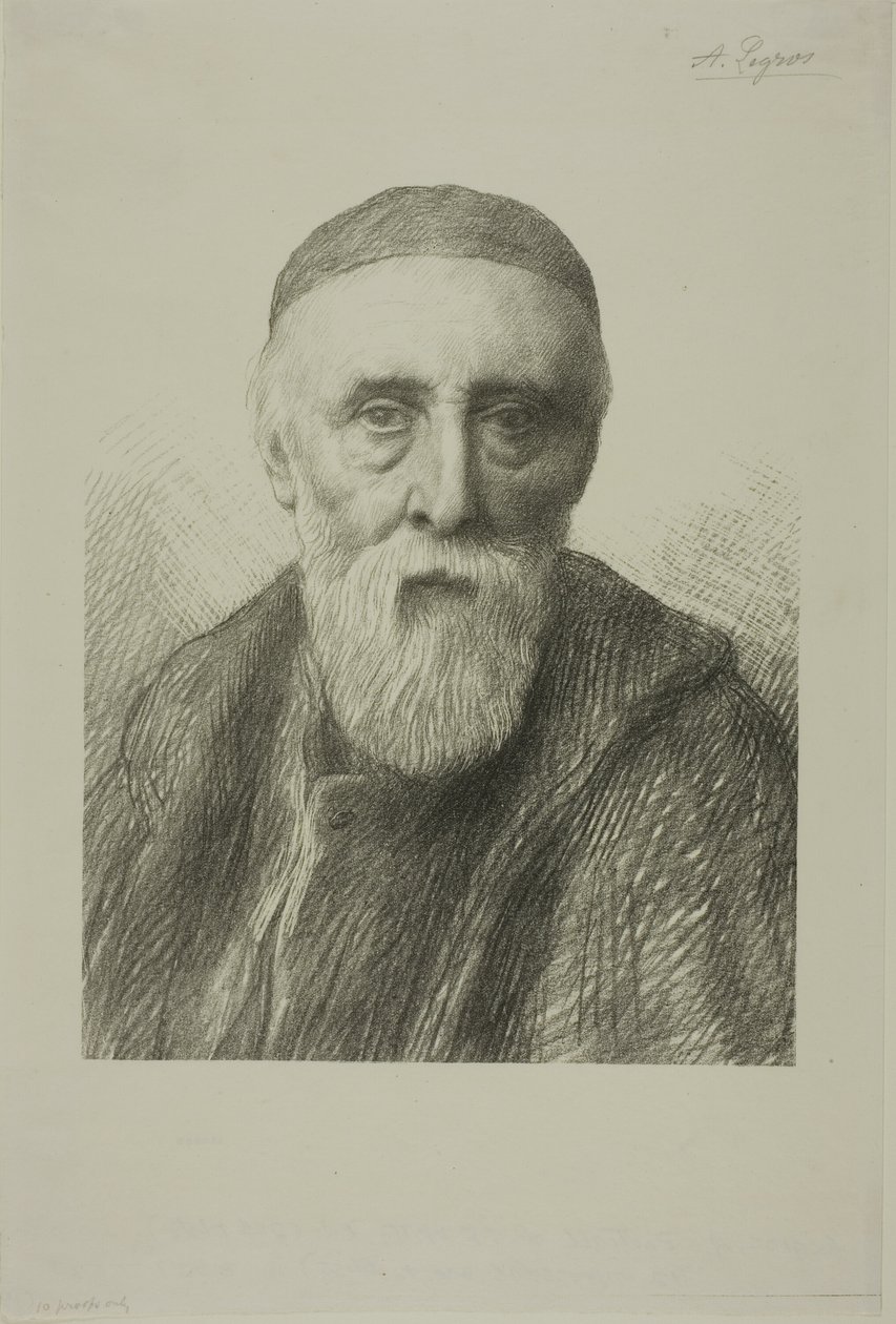 Porträtt av G. F. Watts, R. A., andra plattan av Alphonse Legros