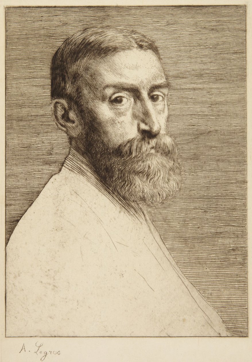 Porträtt av Sir Edward Poynter av Alphonse Legros