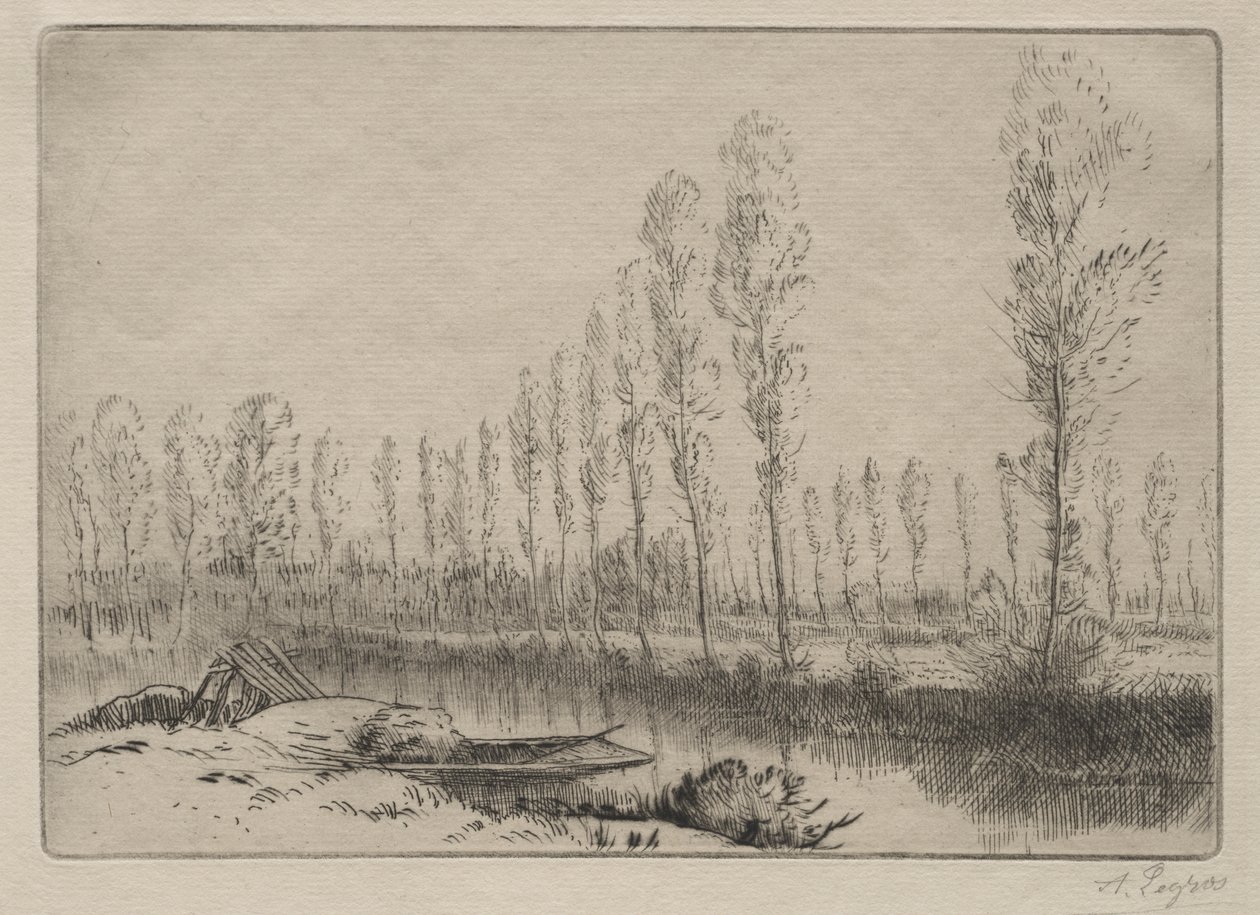 Nära Amiens, torvmossar av Alphonse Legros