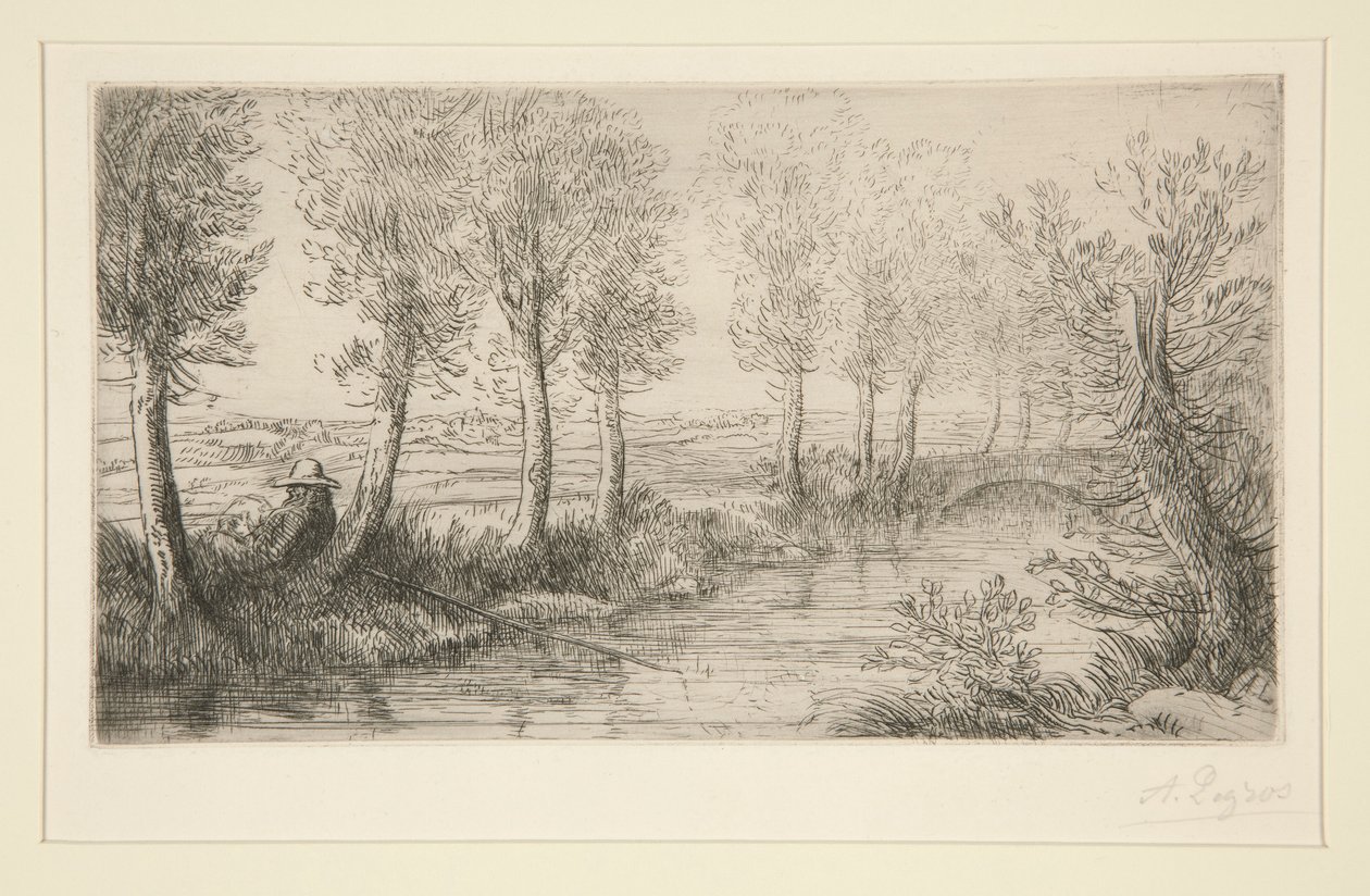 Pres du moulin (nära bruket) av Alphonse Legros