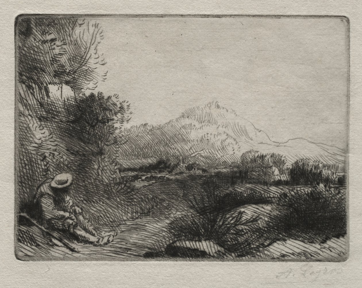 Resten av resenären av Alphonse Legros