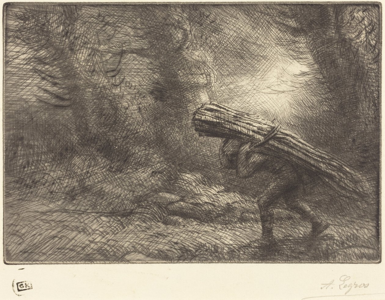 Återkomst till stugan av Alphonse Legros