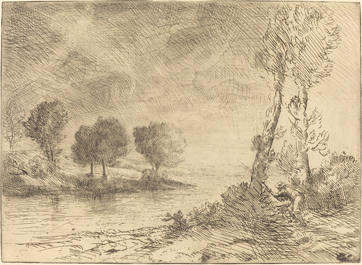 Laxfiskare av Alphonse Legros