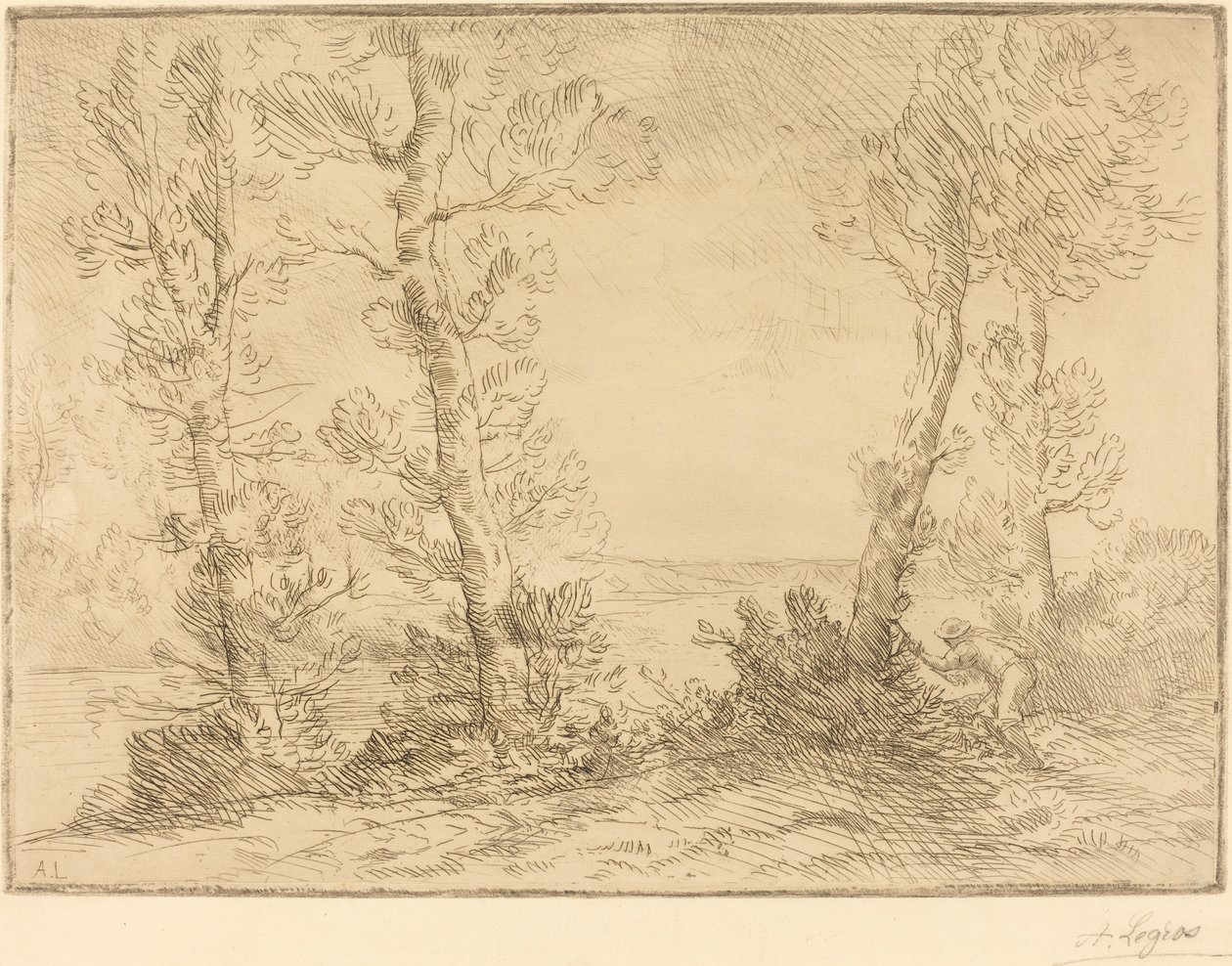 Laxfiskare av Alphonse Legros