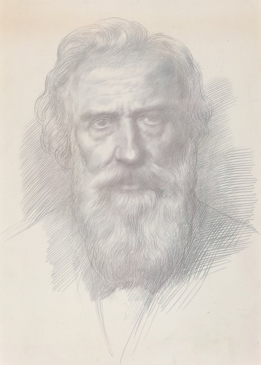 Självporträtt av Alphonse Legros