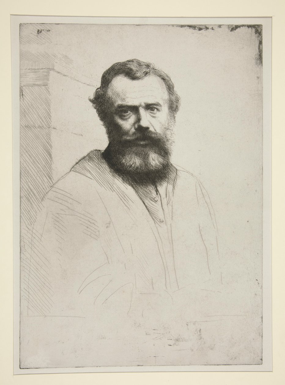 Självporträtt av Alphonse Legros