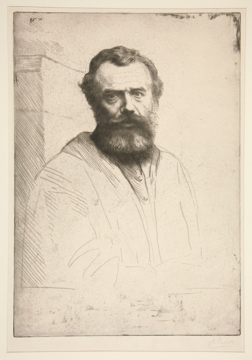 Självporträtt av Alphonse Legros