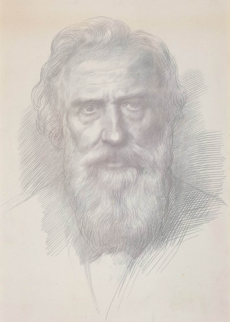 Självporträtt av Alphonse Legros