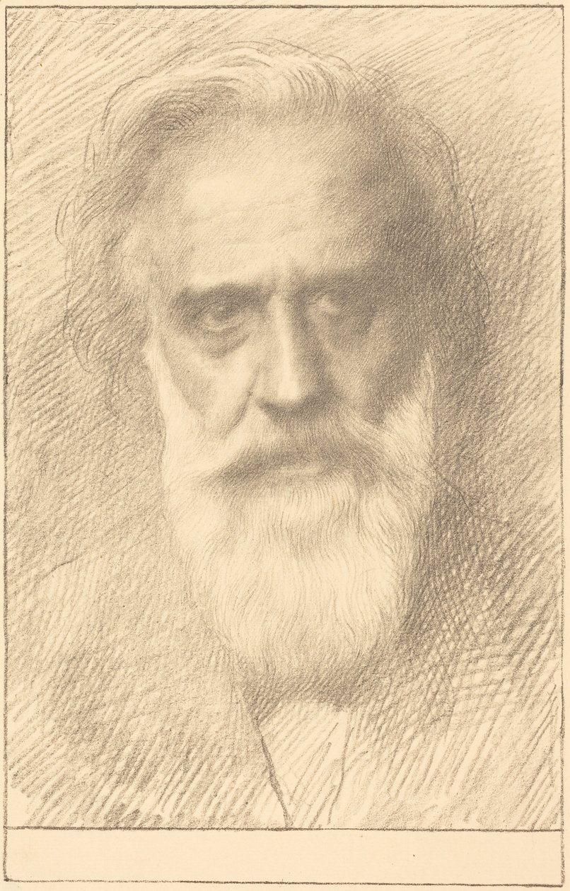 Självporträtt av Alphonse Legros