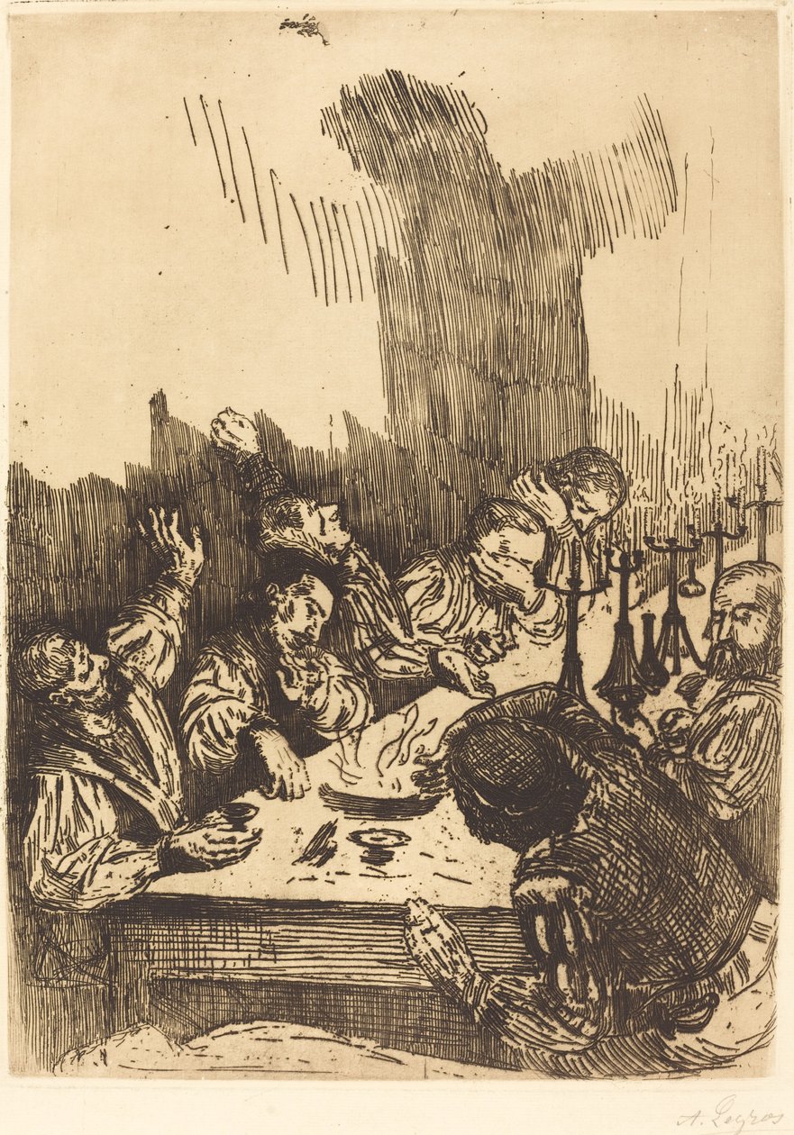 Skugga (Ombre) av Alphonse Legros