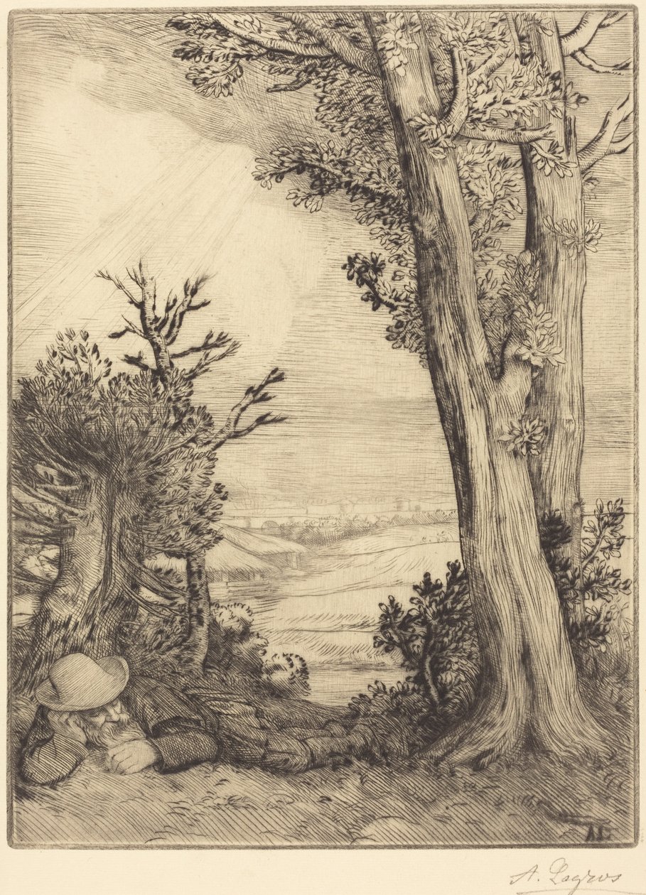 Siesta på landsbygden av Alphonse Legros