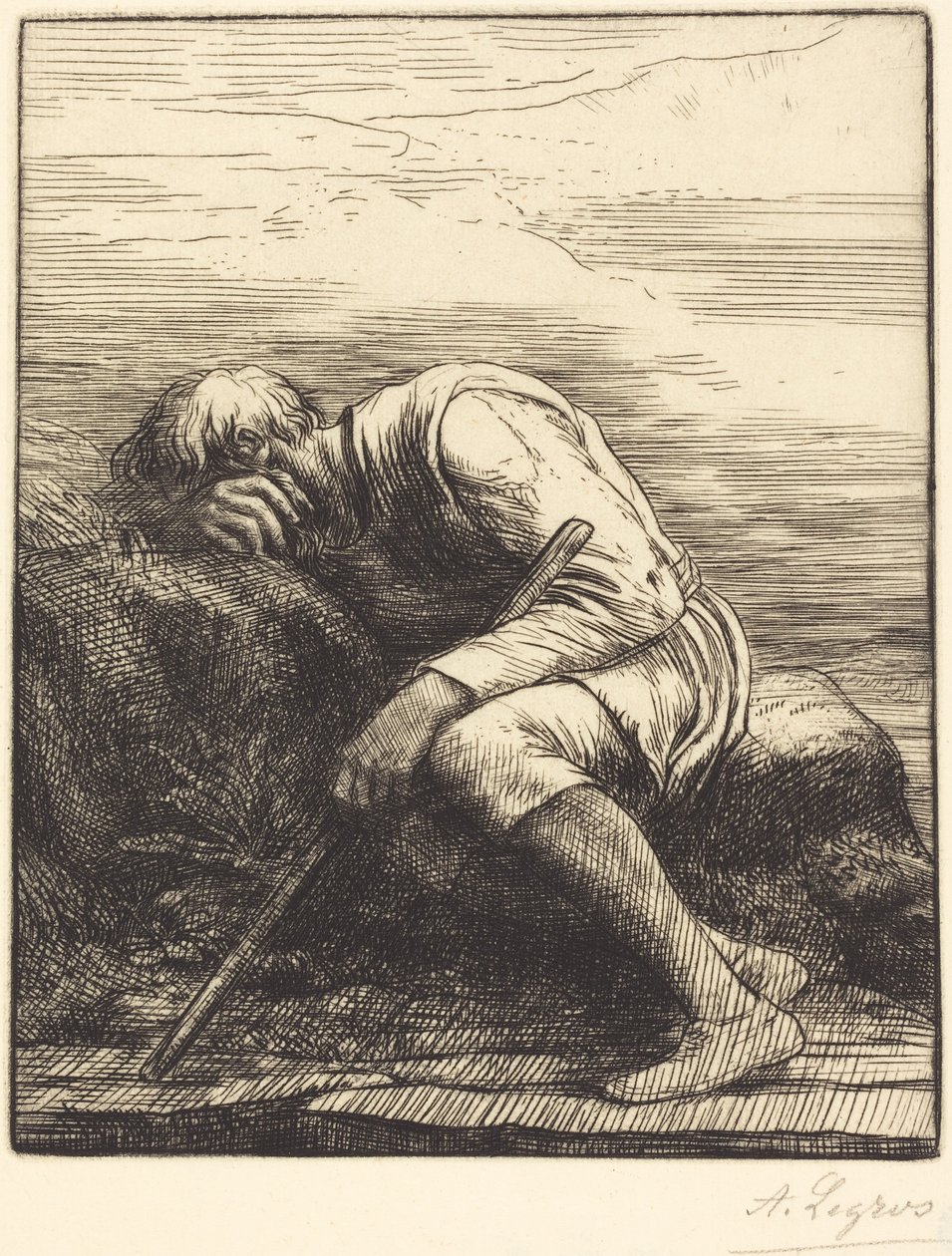 Sinbad sjöfararen (Sinbad le marin) av Alphonse Legros