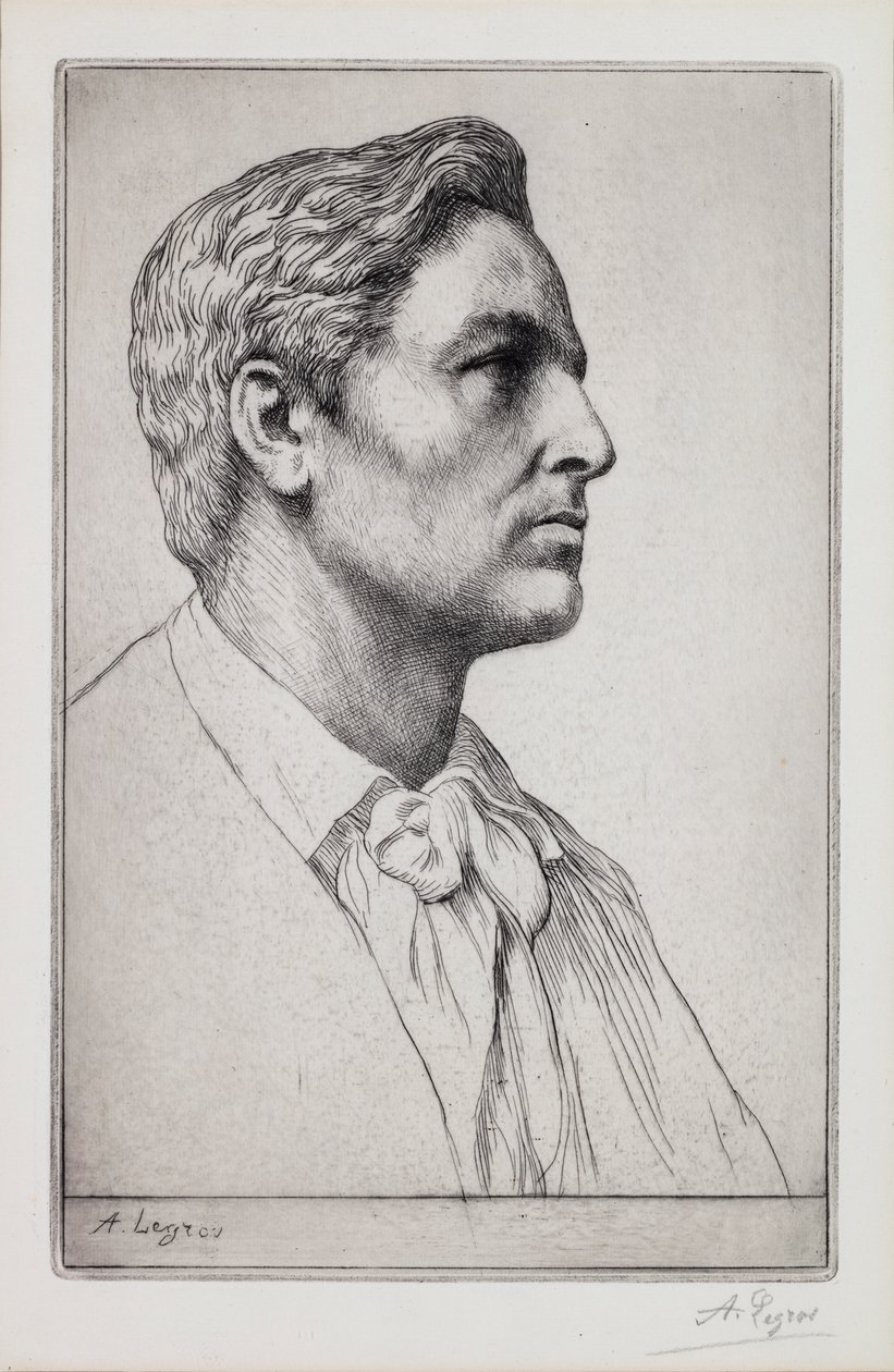 Sir Charles Holroyd (1861-1917) konstnär av Alphonse Legros