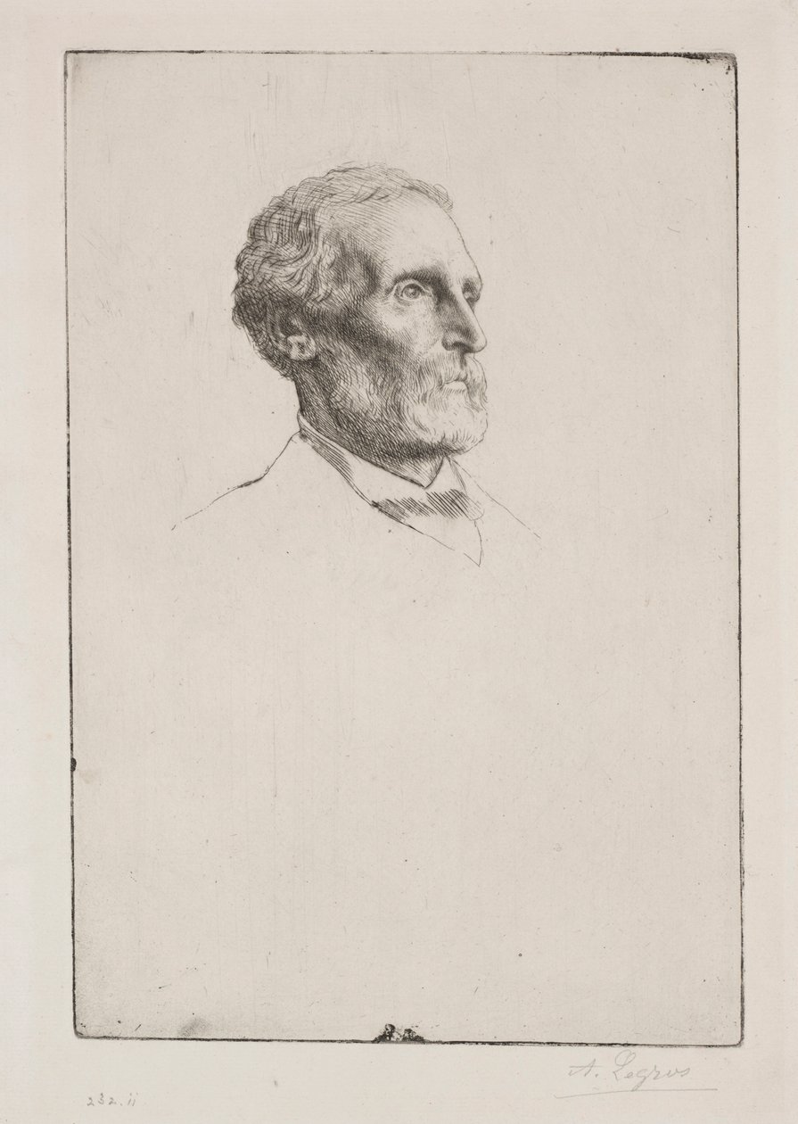 Sir Frederick W. Burton. av Alphonse Legros