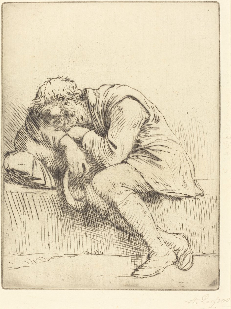 Sova tiggare Sova tiggare. av Alphonse Legros