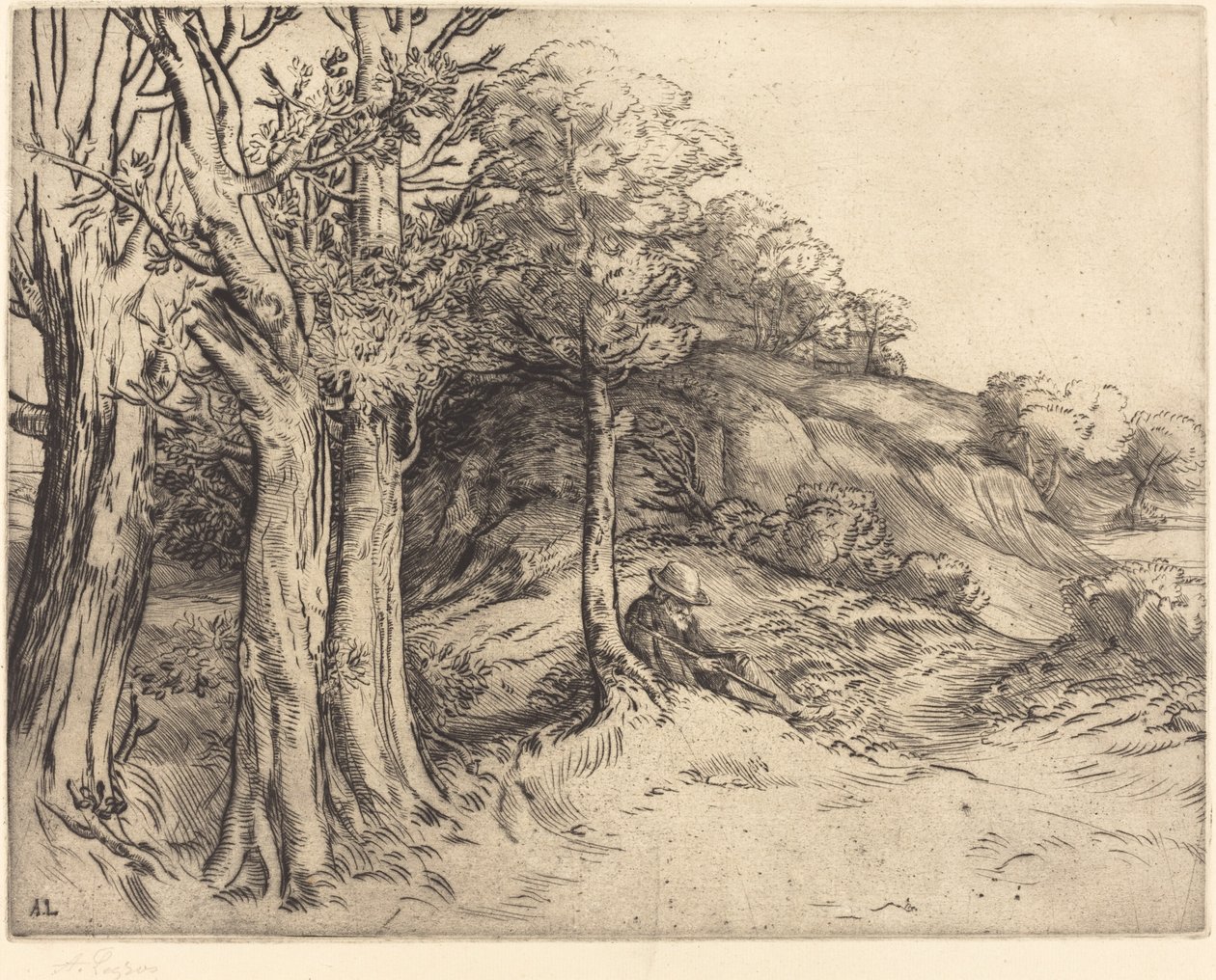 Ensamhet (Loneliness (Landskap)) av Alphonse Legros