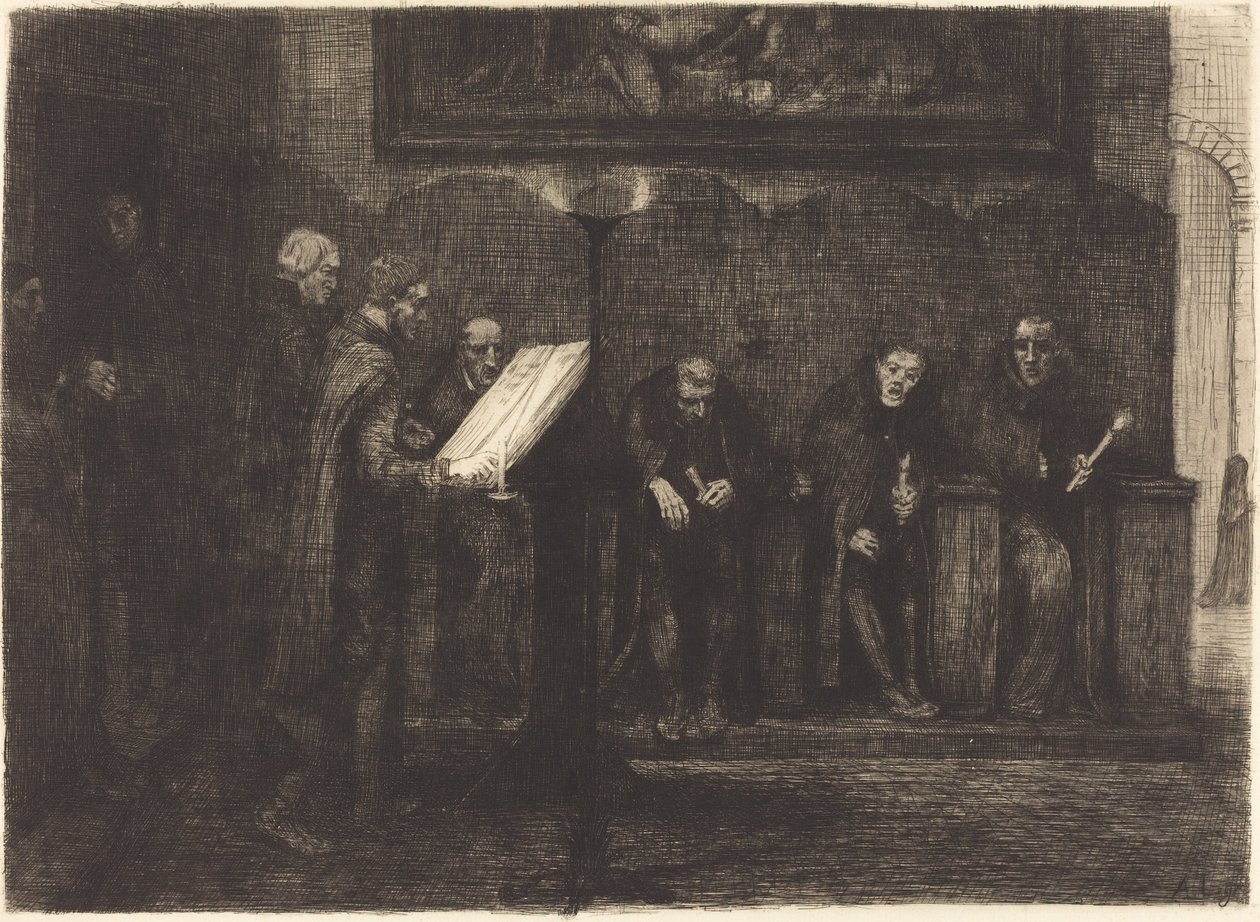 Spanska sångare De spanska sångarna, 1865. av Alphonse Legros
