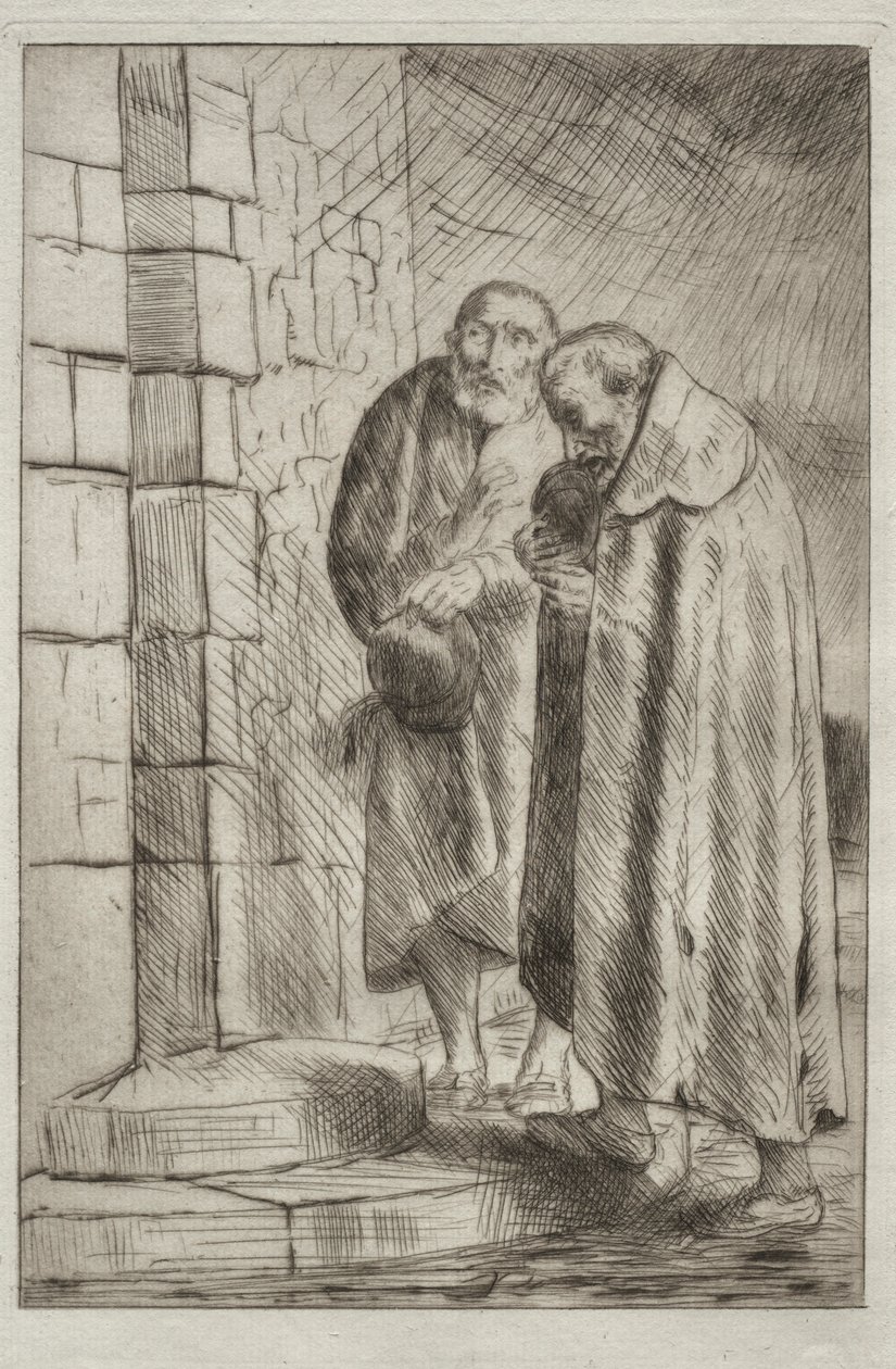 St. Pierre och St. Paul vid porten till Mr. Richard. av Alphonse Legros